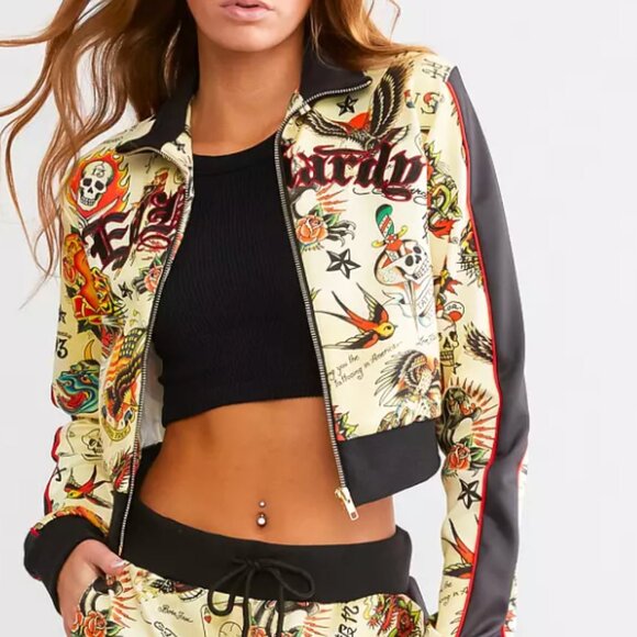 NWT  ED HARDY Y2K Track Jacket Multicolor - Picture 4 of 12